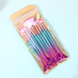Set Od 10 : Mermaid Make-up Brush Random Colors - One Size