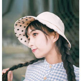 Polka Dot Double Sided Bucket Hat