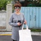 Long-sleeve Bear Print T-shirt