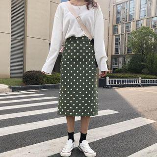 Dot High-waist Skirt