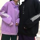 Checkerboard Panel Hoodie