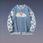 Checker Panel Cardigan