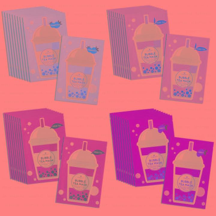 Annies Way - Bubble Tea Mask 10 Pcs - 4 Types
