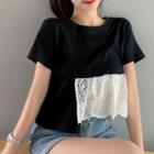 Pointelle Short-sleeve T-shirt