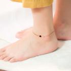 Gold Plated Rhinestone Anklet