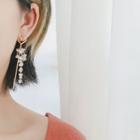 Non-matching Heart Earring 1 Pair - As Shown In Figure - One Size