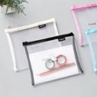 Lettering Mesh Pouch