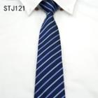 Pre-tied Striped Neck Tie (8cm) Stj121 - One Size