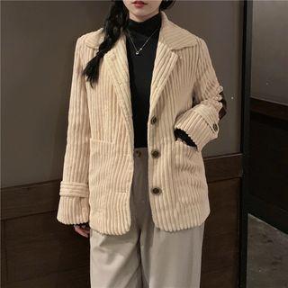 Corduroy Blazer As Shown In Figure - One Size