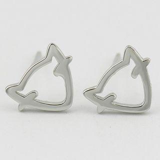925 Sterling Silver Animal Earring 925 Silver - Silver - One Size