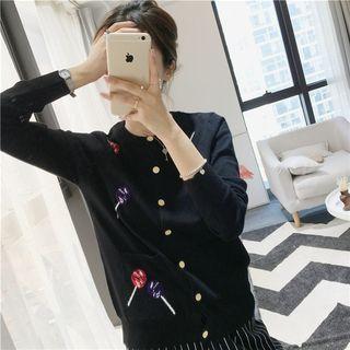 Lollipop Print Cardigan
