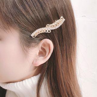 Rhinestone Chain Hair Clip