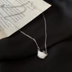 Bear Pendant Alloy Necklace Bear Necklace - Silver - One Size