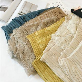 Lace Trim Scarf