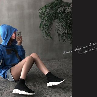 Text Print Oversized Hoodie