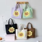 Bear Canvas Lunch Bag