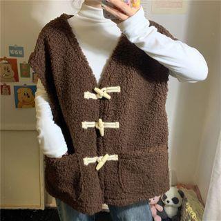 V-neck Toggle Vest
