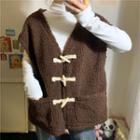 V-neck Toggle Vest