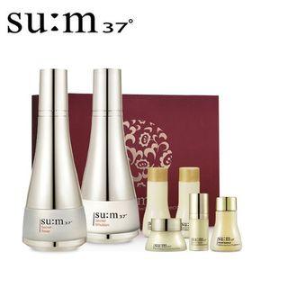 Su:m37 - Secret Repair Special Set: Toner 150ml + 20ml + Emulsion 130ml + 20ml + Essence 30ml + Serum 8ml + Skin Saver Cleansing Foam 40ml