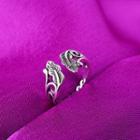 Leaf Open Ring 029 - Ring - Silver - One Size