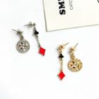 Non-matching Poker Earring