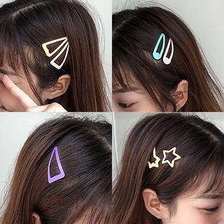 Set Of 6: Alloy Hair Clip (various Designs)