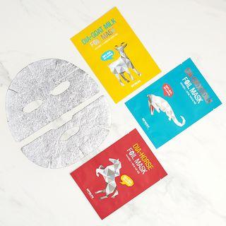 Ipkn - Dia Foil Mask Set 10pcs (3 Types) Goat Milk
