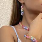 Chunky Chain Acrylic Dangle Earring / Bracelet / Necklace / Set