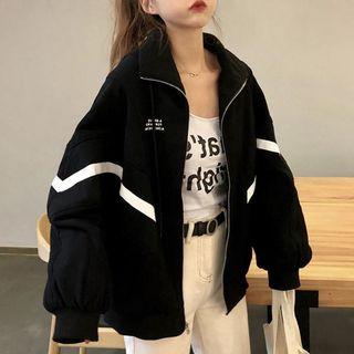 Batwing Sleeve Zip Jacket