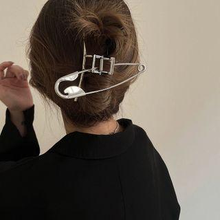 Safety Pin / Chain Alloy Hair Clamp