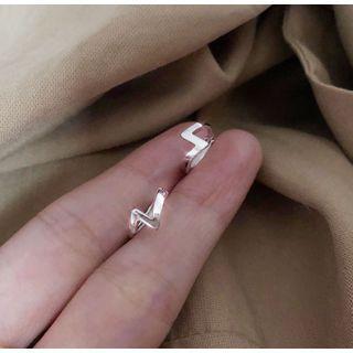 Geometry Drop Earring 1 Pair - Lightning Earring - One Size