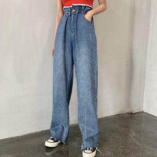 Loose-fit High-waist Wide-leg Jeans