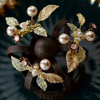 Faux Pearl Headpiece As Shown In Figure - One Size
