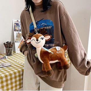Cartoon Deer Crossbody Bag