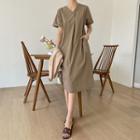 Nylon Midi Dress In 3 Types