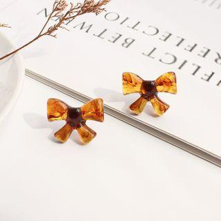 Bow Acrylic Earring