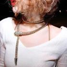 Rhinestone Snake Wrap Necklace