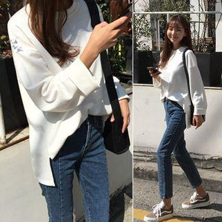 Dip-back Boxy-fit Top