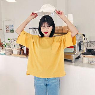 Pocket-patch Cotton T-shirt