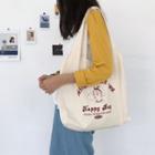 Print Canvas Tote Bag As Shown In Figure - One Size