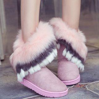 Faux Fur Snow Boots