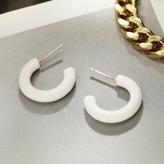 Open Hoop Studs