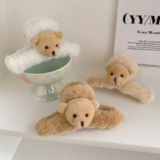 Chenille Bear Accent Hair Claw