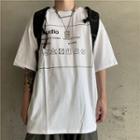 Label Printing Short-sleeve T-shirt
