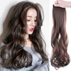Set Of 3 Pieces: Clip-on Hair Extension - Wavy / Straight