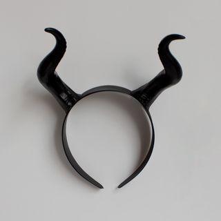 Horned Headband Black - One Size