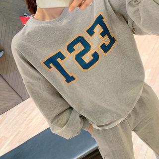 Cotton Lettered Sweatshirt