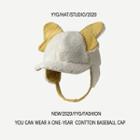 Cat Ear Shearling Trapper Hat