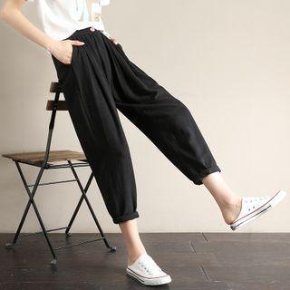 Cotton Linen Sports Pants