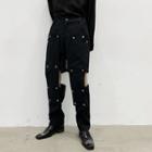Detachable Straight-fit Jeans